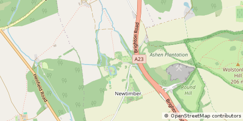 Map of Hassocks, West Sussex