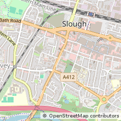 Map of Slough, Berkshire