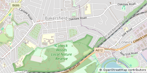 Map of Nottingham