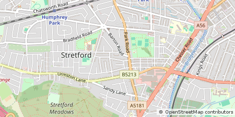 Map of Manchester