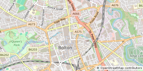 Map of Bolton