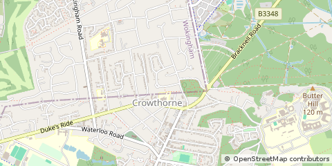 Map of Crowthorne