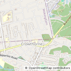 Map of Crowthorne