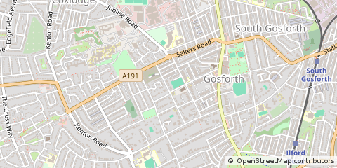 Map of Newcastle Upon Tyne
