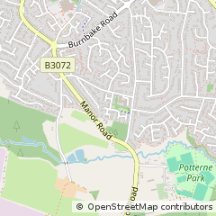 Map of Verwood, Dorset