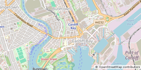 Map of Cardiff