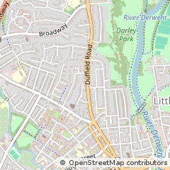 Map of Derby, Derbyshire
