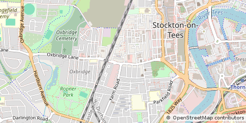 Map of Stockton-on-Tees