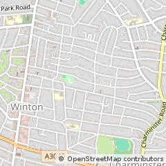 Map of Bournemouth, Dorset