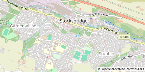 Map of Stockbridge, Sheffield