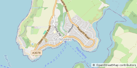 Map of Truro, Cornwall