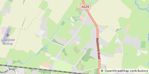 Map of Tonbridge, Kent