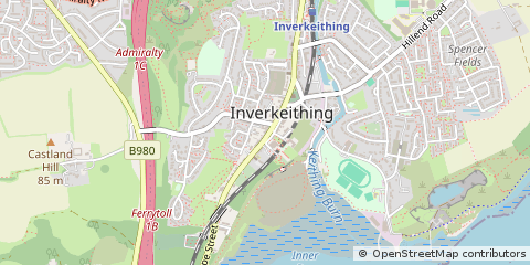 Map of Inverkeithing