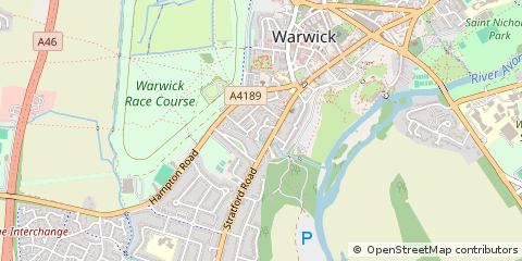 Map of Warwick