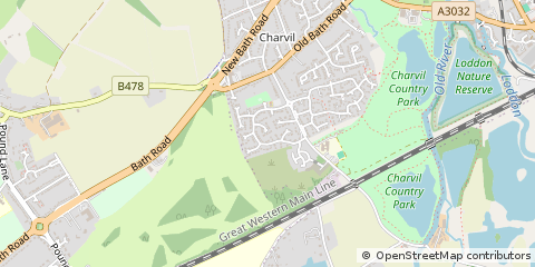 Map of Reading