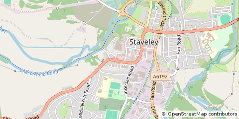 Map of Chesterfield