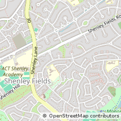 Map of Birmingham, West Midlands