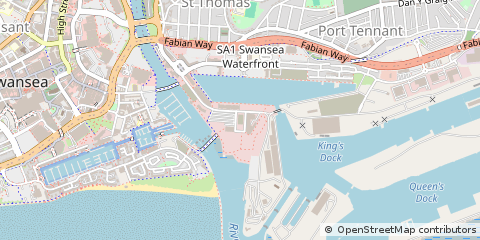 Map of Swansea