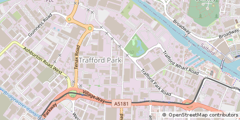 Map of Manchester, Greater Manchester