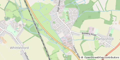 Map of Cambridge, Cambridgeshire