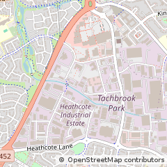 Map of Warwick, Warks
