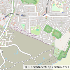 Map of Nottingham, East Midlands