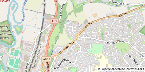 Map of Derby