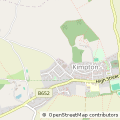 Map of Hitchin, Hertfordshire
