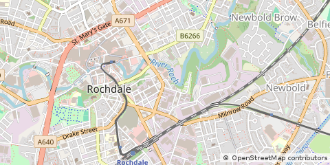 Map of Rochdale