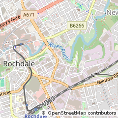 Map of Rochdale