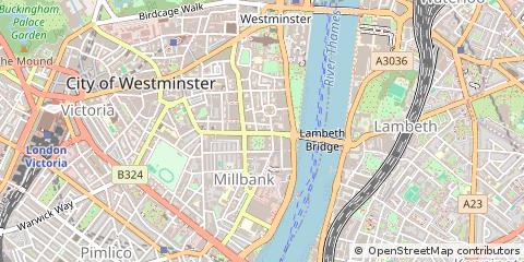 Map of Westminster, London