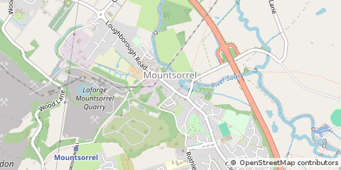 Map of Leicester, Leicestershire