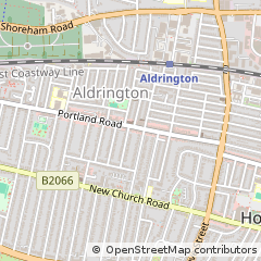 Map of Hove, East Sussex