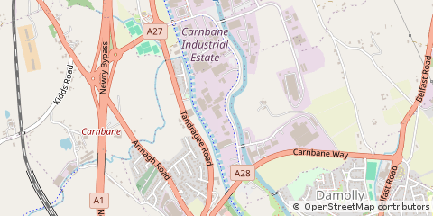Map of Carnbane,newry, Co.down