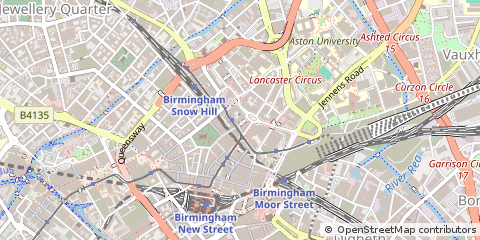 Map of Birmingham