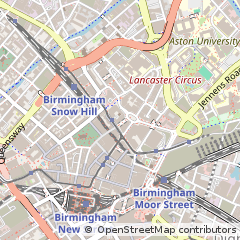 Map of Birmingham