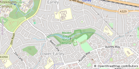 Map of Reading