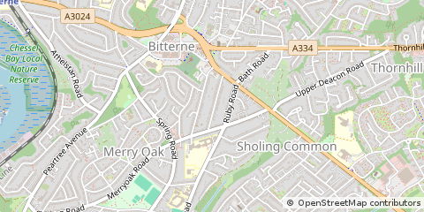 Map of Southampton