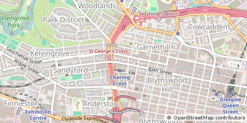 Map of Glasgow