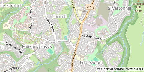 Map of Lanarkshire