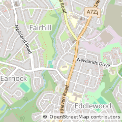Map of Lanarkshire