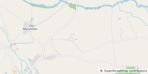 Map of Lifton, Devon