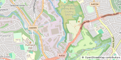 Map of West Midlands