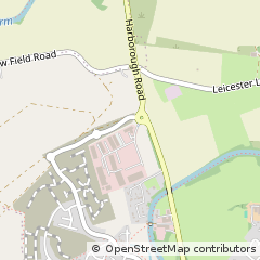 Map of Market Harborough, Leicestershire