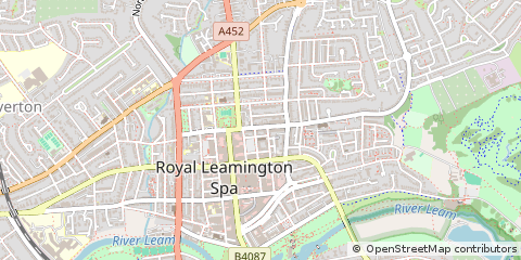 Map of Leamington SPA
