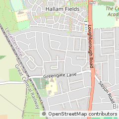 Map of Leicester