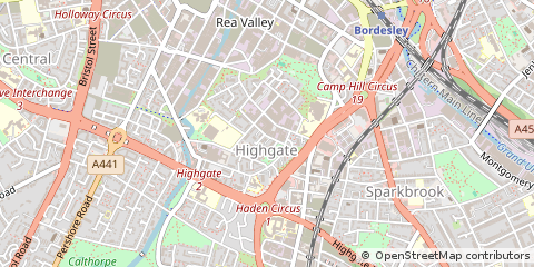 Map of Birmingham