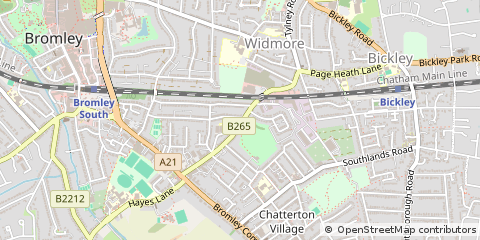 Map of Bromley