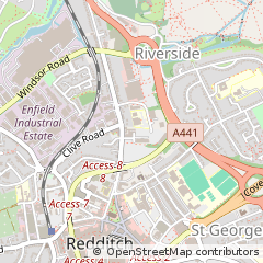 Map of Redditch