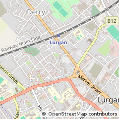 Map of Craigavon, County Armagh